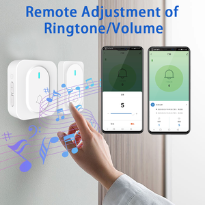 <span class=keywords><strong>Sonnette</strong></span> de porte intelligente sans fil RF433 avec fonction audio et anti-vol pour hôtels et familles, vente en gros d'usine PGST - Product Image 6