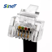 Cable de Conexión Telefónica Blindado UTP Cat3 a Precio Económico, 24-30AWG, Cobre CCA, 1 Año de Garantía, Estándar Rj45, Cubierta de PVC LSZH