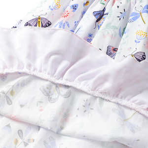 ชุดเดรสสำหรับคุณแม่และฉันชุดสำหรับเทศกาลคริสต์มาสสวมใส่สำหรับเด็กผู้หญิงเสื้อผ้าเด็กลายดอกกุหลาบ - Product Image 3