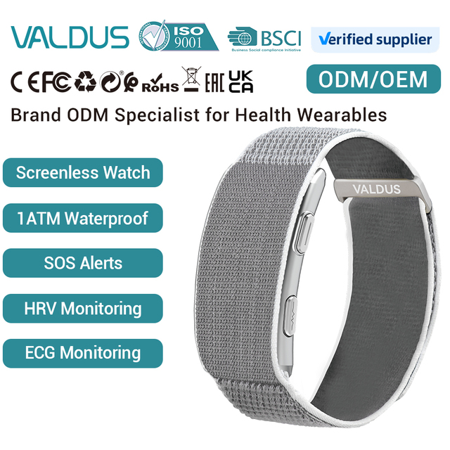VALDUS ODM OEM VITRO Screenless Health Activity Smart Band Fitness Tracker Band Bracelet Heart Rate Tracker Wristband Bracelet