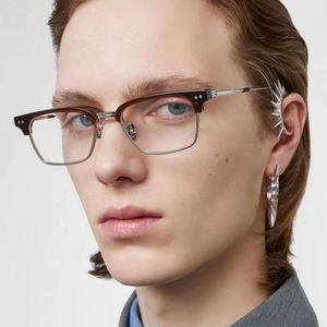 Gafas de Computadora Rectangulares Pequeñas con Remaches Vintage y Logotipo Personalizado 2021 para Hombre y Mujer, Gafas de Media Montura con Protección Contra la Luz Azul - Product Image 2