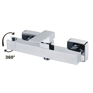 Grifos de Baño y Ducha de Cobre, Venta al por Mayor de Fábrica, Válvula Termostática de Agua Fría y Caliente, Colectores de Ducha, Pistolas Rociadoras, Mezcladores de Bidé - Product Image 3