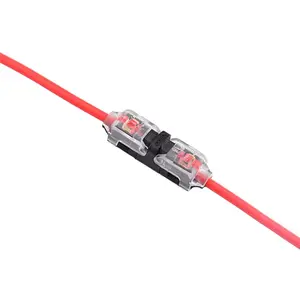 Conectores de 1 pin de bajo voltaje, sin soldadura, no requiere pelado de cables, 24-20 AWG, Conector de Cable de empalme