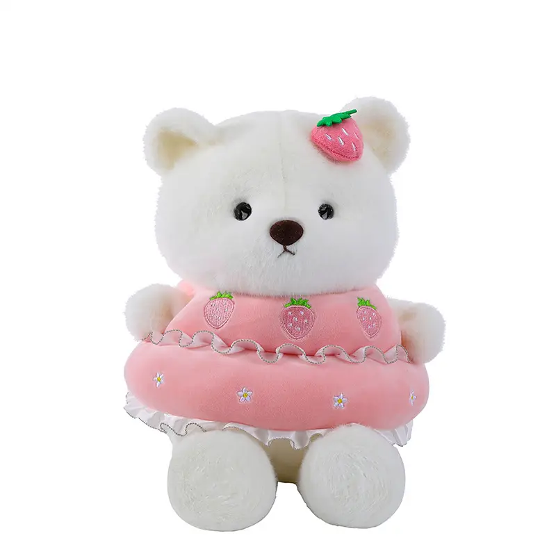 Nouveau Design portable et amovible gâteau vêtements ours en peluche poupée cadeau pour meilleur ami et petite amie cadeau d'anniversaire