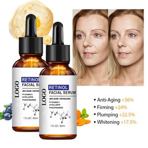 Suero Facial Personalizado de Fábrica con Logotipo Privado, Cuidado Facial con Vitamina C, Ácido Hialurónico y Retinol - Product Image 5