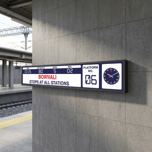 Écran LED mural de 36,6 pouces, 1440x220 mm, verre anti-reflet bleu, signalisation numérique pour la signalisation directionnelle dans les métros - Product Image 1