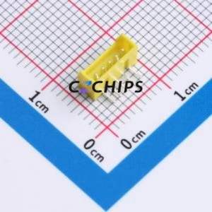 XY-MX1.25-5A21-YT Wire-to-Board Pin Header Bent Lead Through Hole,P=1.25mm 1x5P 1.25mm Right Angle Insert PicoBlade (MX 1.25) - Product Image 1