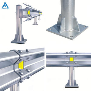 Barrière de sécurité routière galvanisée à chaud sur mesure, protection routière, <span class=keywords><strong>garde</strong></span>-<span class=keywords><strong>corps</strong></span> à double vague - Product Image 2