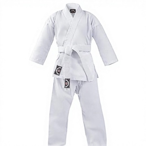 Kimono de Jiu-Jitsu pour enfants, tissage perlé, 100% coton, léger, durable, avec ceinture blanche, logo sur le devant, approuvé par l'IBJJF - Product Image 2