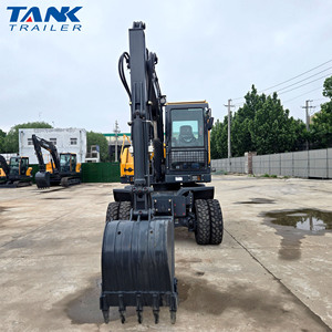 Excavadora de Ruedas <span class=keywords><strong>HYUNDAI</strong></span> HW80G Original, Máquina Excavadora de Alta Eficiencia en Stock - Product Image 2