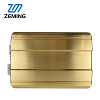 Amplificateur de voiture professionnel DSP zeming, 4 canaux, classe AB, 4x80W RMS, petit châssis, haute efficacité, 12V, mode pont MOSFET