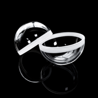 Dôme en verre personnalisé, lentille en verre optique hémisphérique BK7/K9/silice fondue JGS1, couvercle en dôme pour la protection des appareils photo et des instruments