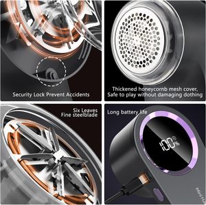 Máquina Quitapelusas Eléctrica Recargable por USB, Mini, para Ropa, Suéteres y Prendas de Vestir - Product Image 4