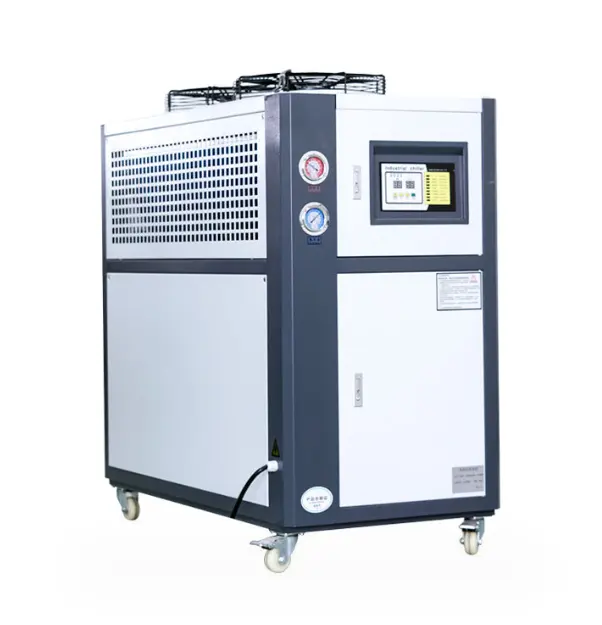 Refroidisseur d'eau à vis refroidi par air industriel unité de refroidissement de refroidisseur de glycol à cuve froide de moût à contre-courant