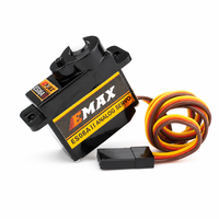 Mini servo analogique EMAX ES08A II 9g 1,8kg/cm avec engrenages en nylon pour avions RC, modèles d'avions 3D à voilure fixe, pièces de modélisme RC