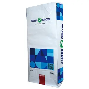 25kg Hot Sell Easy Degradable Recycle Custom Printing Logo Pp Woven Bag Fertilizer Packaging Bag