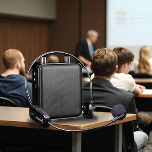 Bộ khuếch đại Dây thắt lưng công suất cao di động với âm thanh tuyệt vời hướng dẫn viên du lịch cá nhân Bộ khuếch đại giọng nói chạy bằng pin - Product Image 3