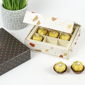 Kemasan Produk Kotak Kustom Cajas Para Cokelat Artesanales Boite Cupcake Buah Romantis Strawberry Macaron Kotak Kemasan