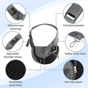 Bán buôn ngoài trời công suất lớn lưới thoáng khí du lịch an toàn sling Túi tàu sân bay cho chó và mèo - Product Image 3