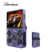 Console de jeu portable rétro R36S, écran HD de 3,5 pouces, système Arkos, 64 Go, console de jeu portable classique