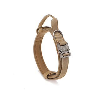 PUPE Luxury Elegant Soft Solid Professional Training Dog Collar Nylon Webbing Metal Buckle Adjustable - Product Image 3