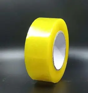 Highly Waterproof BOPP Tape With Superior Toughness And High Transparency Features Acrylic Hot Melt Adhesive Single Sided