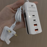 Chargeur rapide multi-ports SIHAGE PD 66W 5.1A avec adaptateur secteur et câble Type C