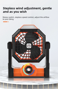 7800M xách tay có thể sạc lại <span class=keywords><strong>fan</strong></span> hâm mộ với ánh sáng LED USB <span class=keywords><strong>fan</strong></span> hâm mộ với pin Powerbank comping ngoài trời bảng lạnh hơn không khí colling <span class=keywords><strong>Fan</strong></span> - Product Image 4