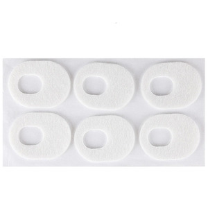 Almohadillas de fieltro de Color blanco, antifricción, anticallos, cojín Invisible, parche adhesivo de maíz, supersuave y transpirable, 6 uds. - Product Image 5