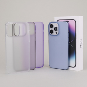 Nueva funda delgada translúcida mate esmerilada para teléfono móvil para iPhone 14 Pro Max 13 12 <span class=keywords><strong>11</strong></span> Pro 15 Plus carcasa dura para teléfono a prueba de golpes - Product Image 4