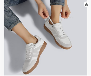 Zapatillas de Moda Clásicas Retro para Mujer, con Suela de Goma, Casuales, de Tenis, de Patinaje, de Cuero Genuino, Antideslizantes - Product Image 5