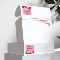 Boîte d'emballage pour fleurs fraîches, personnalisée, recyclable, de haute qualité, vendue en gros directement de l'usine, best-seller