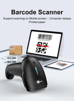 USB inalámbrico para Escáner de código de barras 2,4G CMOS fuente de luz 1D/2D lector de código QR para Windows Android Linux IOS sistemas Stock