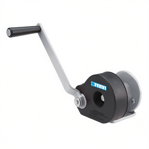 Manivela Manual Fervi con Freno, Capacidad de 100 Kg para Uso Pesado - Product Image 2