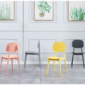 2025 venta al por mayor All PP silla jardín plástico comedor silla colorida resistente plástico silla lateral pequeña - Product Image 2