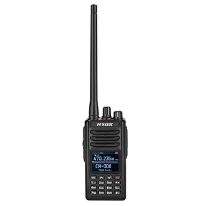 HYDX A2000 10W 햄 라디오 듀얼 밴드 장거리 워키토키 UHF VHF 라디오 송수신기 소음 감소