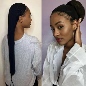 Cilindro trenzado de media con cordón <span class=keywords><strong>para</strong></span> tejido de pelo, Red de encaje de malla <span class=keywords><strong>para</strong></span> <span class=keywords><strong>moño</strong></span>, manga de pelo <span class=keywords><strong>para</strong></span> protección, peluca larga Locs C-a-p - Product Image 6