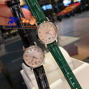 นาฬิกาข้อมือหนังผู้หญิง Longinesing Lovely Retro Art หน้าปัดเล็ก สไตล์เรียบง่ายแบบนักศึกษา พร้อมกลไก Ronda และเข็มแสดงเวลา - Product Image 1