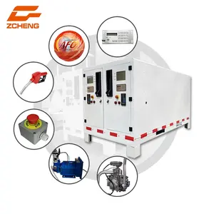 1000L 2000L 3000L portable 2 nozzle mobile fuel filling station with trailer