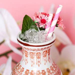 Pajita de Papel Flexible Rosa de Entrega Rápida Profesional, Etiqueta Privada Personalizada, Fabricación China - Product Image 2