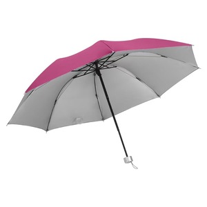 Ombrello Pieghevole Manuale a 7 Stecche Argentato Economico con Logo Personalizzato, Protezione UV, per Sole e Pioggia, Promozionale, per Ingrosso, Fabbrica AD - Product Image 6