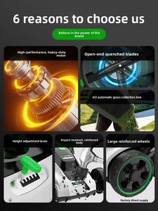 Garden <b>Tools</b> <b>Trolley</b>-style 220V Garden Lawn Mowers for Park Lawn Trimming Grass Cutting Courtyard Grass Pruning Garden <b>Tools</b> - Product Image 3