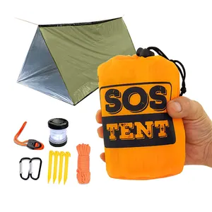 Tenda di sopravvivenza di emergenza tenda da esterno di emergenza tenda a tubo mylar life bivy tent