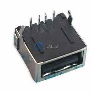 Prise USB en vinyle à une seule couche <span class=keywords><strong>tout</strong></span> compris AF A femelle port de données de charge à 90 degrés - Product Image 1