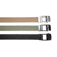 Ceinture tactique pour homme de qualité supérieure, personnalisable en couleur, avec boucle automatique, en toile résistante et robuste, pour les activités de plein air