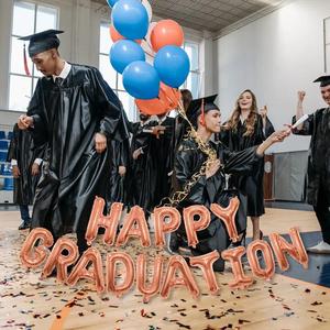 <b>Graduation</b> Season <b>Graduation</b> Happy Aluminum Film <b>Balloon</b> HAPPY <b>GRADUATION</b> Set Atmosphere Decoration <b>Balloon</b> - Product Image 4