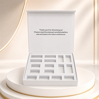 Boîte cadeau en carton rigide pour appareil de beauté, avec logo personnalisé en feuille d'or, pour l'emballage de kits de soins de la peau, vente en gros