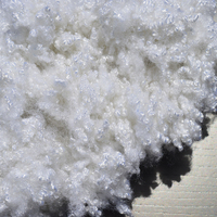 Fibre de polyester recyclée siliconée 3D 64mm, matériau de rembourrage creux de qualité professionnelle pour matelas, oreillers et jouets