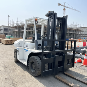 Chariot élévateur TCM d'occasion 70 Japon 7 tonnes Diesel 1800 mm de longueur de fourche 1200/15000 mm de largeur de fourche 3000 mm de hauteur de levage 2 ans de garantie pour - Product Image 1