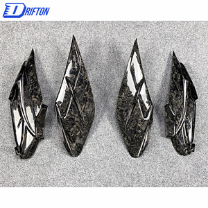 Paneles de entrada de aire lateral estilo CPT para rejillas de ventilación de fibra de carbono seco forjado Ferrari 488 GTB - Product Image 6